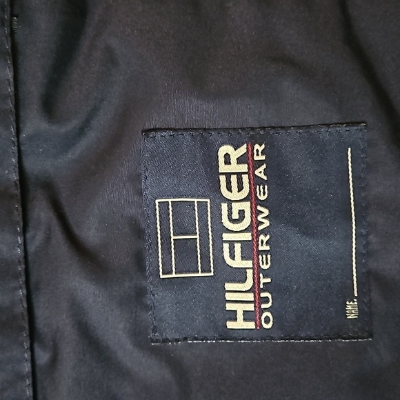 Tommy Hilfiger  Packable Sleeve and Hood Jacket Vest sz XL Navy Pre-owned - Picture 11 of 15